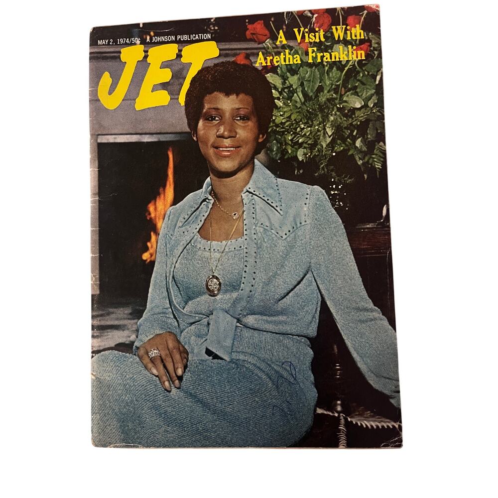 Vintage Jet Magazine May 2 1974 Aretha Franklin Black History Music Issue